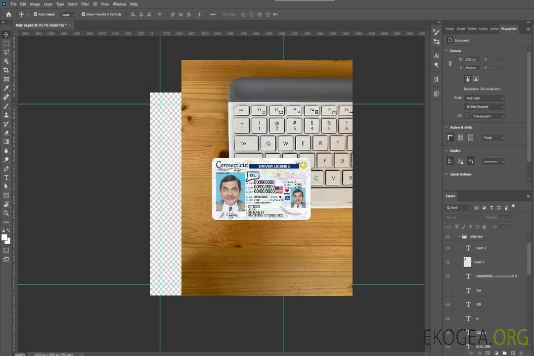 USA Connecticut DL photolook AVANT template USA Connecticut DL photolook AVANT template